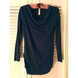 indigenous Tops - Navy Indigenous drape neck knit top indigenous Tops - Navy Indigenous drape neck knit top